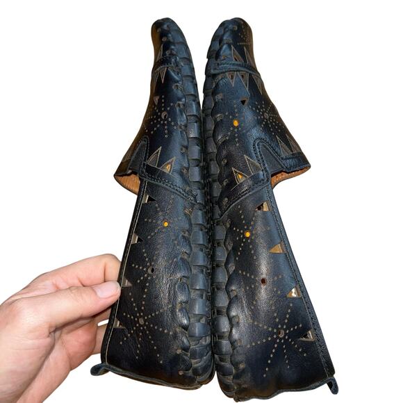 Spring Step Fusaro Slip-On Black Leather women’s size 40 9-9.5 - Picture 5 of 9